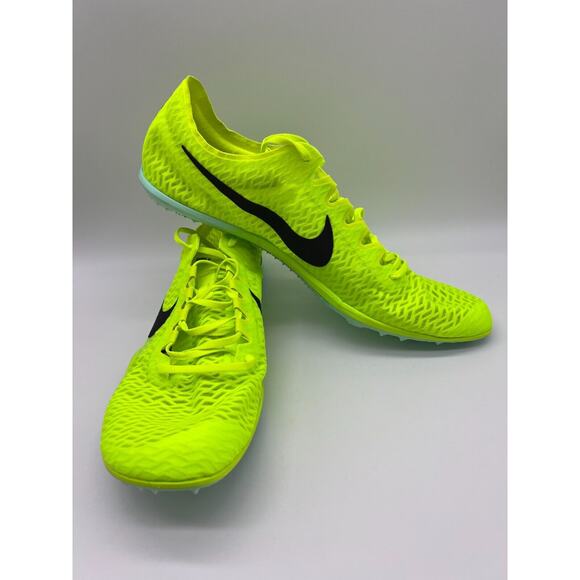 Nike Zoom Mamba V Track Spikes Shoes Volt Green DR9945-700 Men's Size 12 NEW - Picture 5 of 12